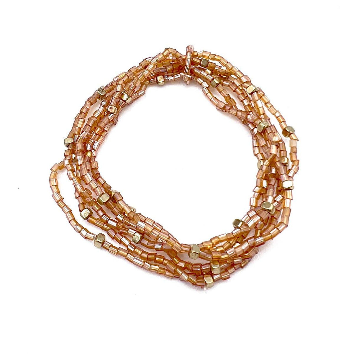 Anju Jewelry Seed-Bead Stretchy Bunch Bracelets – Lavish Blush - Little Miss Muffin Children & Home