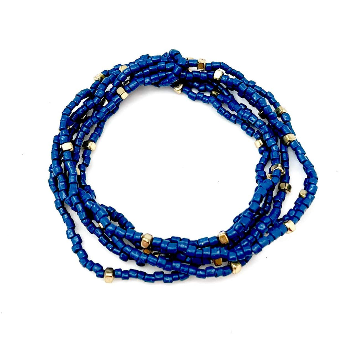 Anju Jewelry Seed-Bead Stretchy Bunch Bracelets – Striking Cerulean - Little Miss Muffin Children & Home