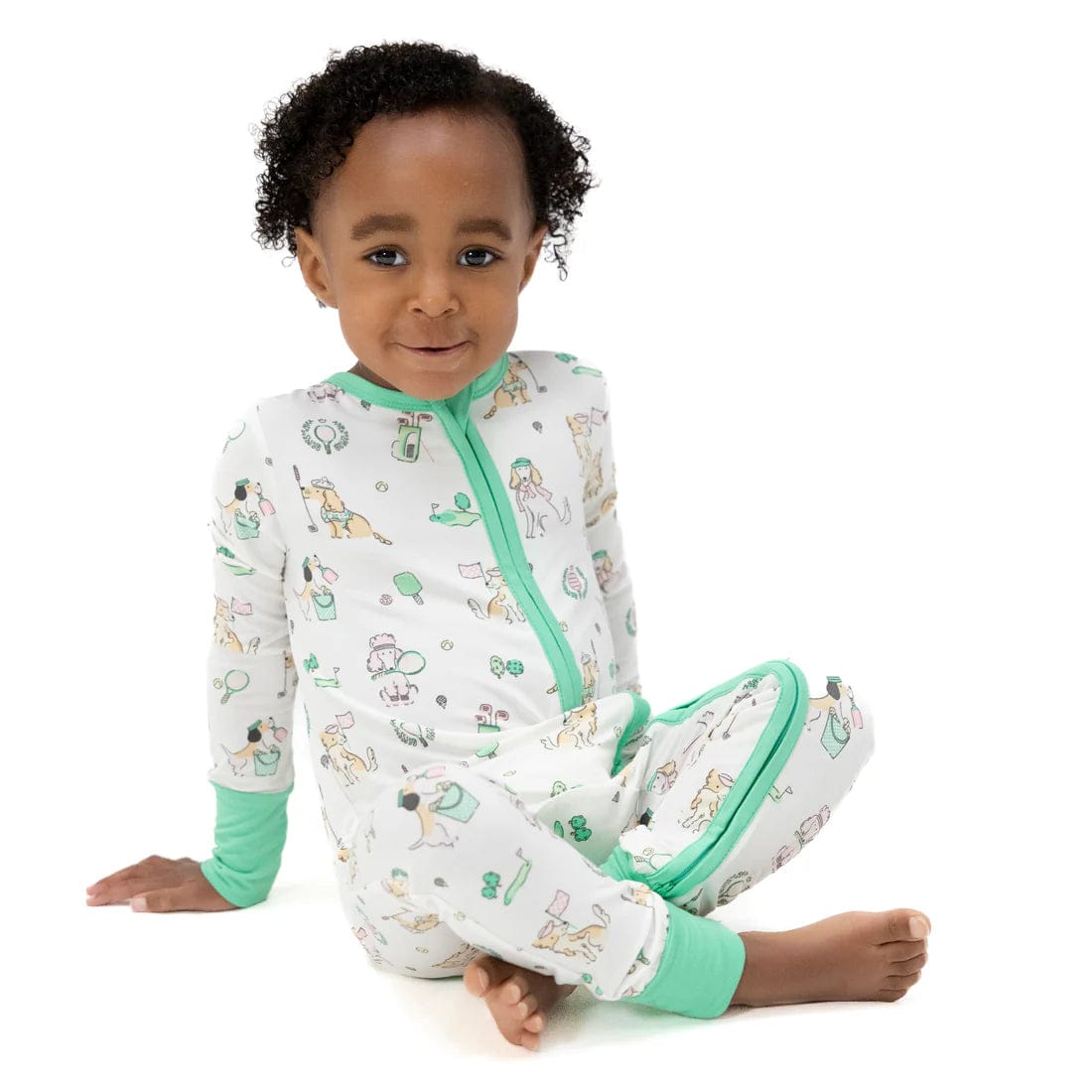 Country Club Dogs Neutral Convertible Romper