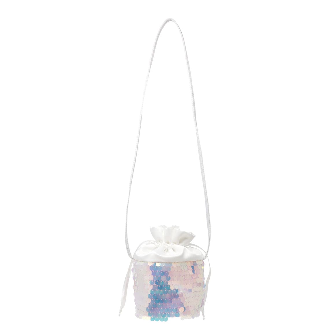 Pink Poppy Christmas Holiday Glimmer Drawstring Cross Body Bag - Little Miss Muffin Children & Home