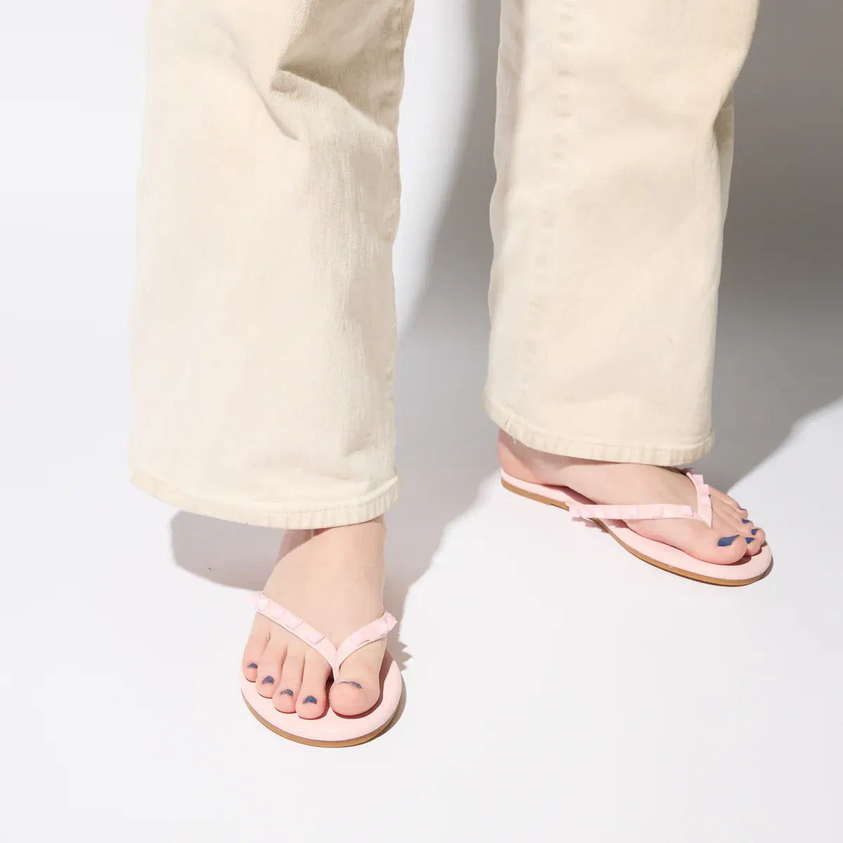 Ballet Pink Rivington Stud Flip Flop