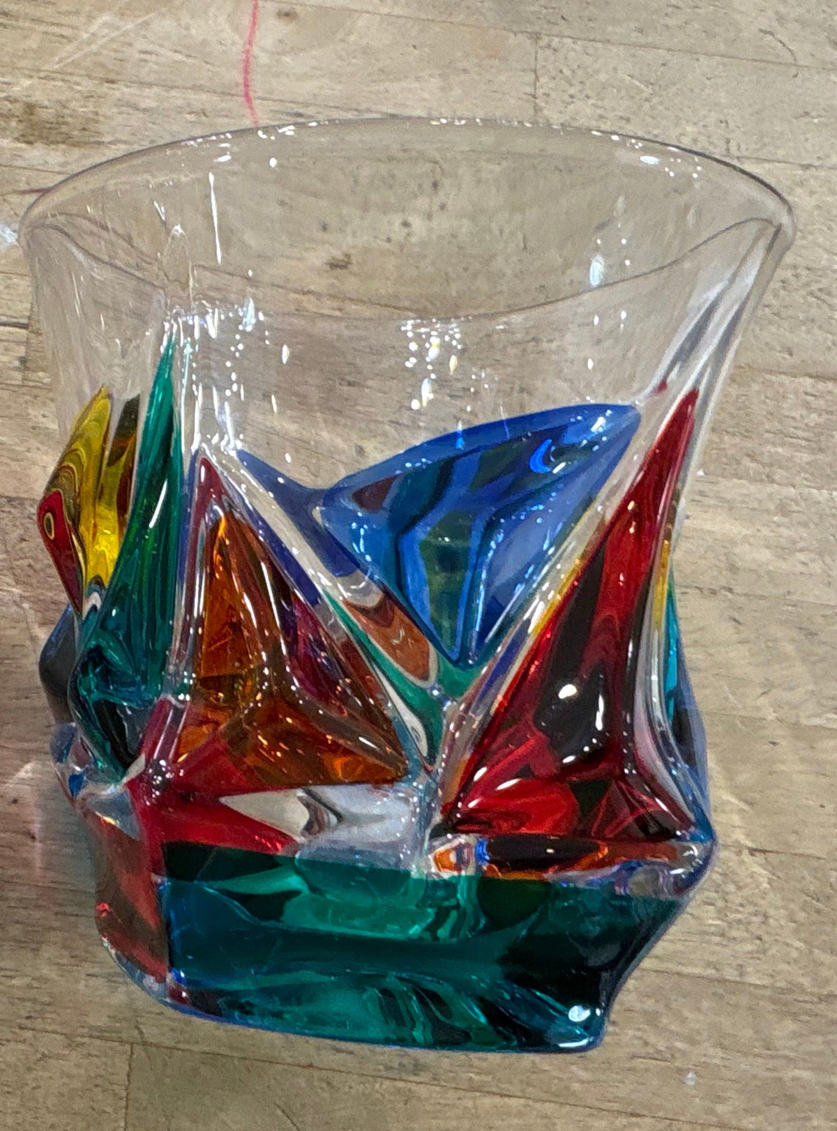 Gage Sail Princess Whisky Glass, Primary Colors