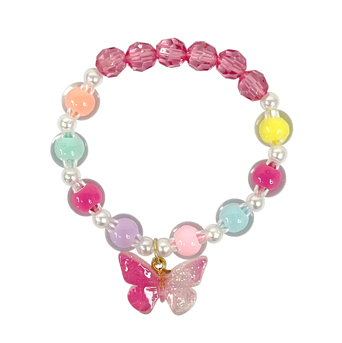 Pink Poppy Butterfly Bracelet - Little Miss Muffin Children & Home