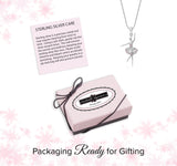 Cherished Moments Cherished Moments Sterling Silver Children's Ballerina Necklace for Girls - Little Miss Muffin Children & Home