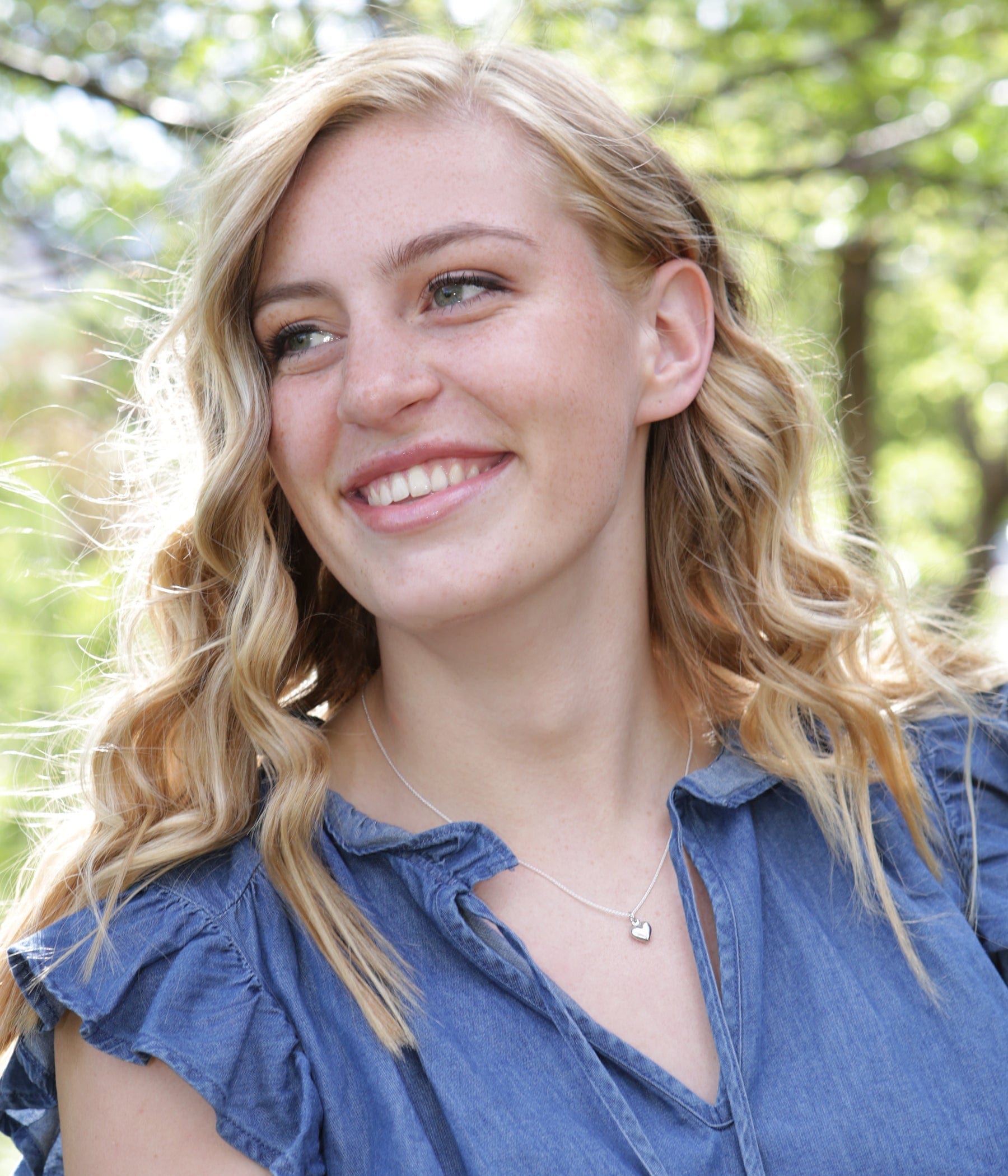 Cherished Moments Cherished Moments Sterling Silver Kid's Puff Heart Necklace - Little Miss Muffin Children & Home