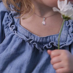 Cherished Moments Cherished Moments Sterling Silver Stardust Unicorn Necklace - Little Miss Muffin Children & Home