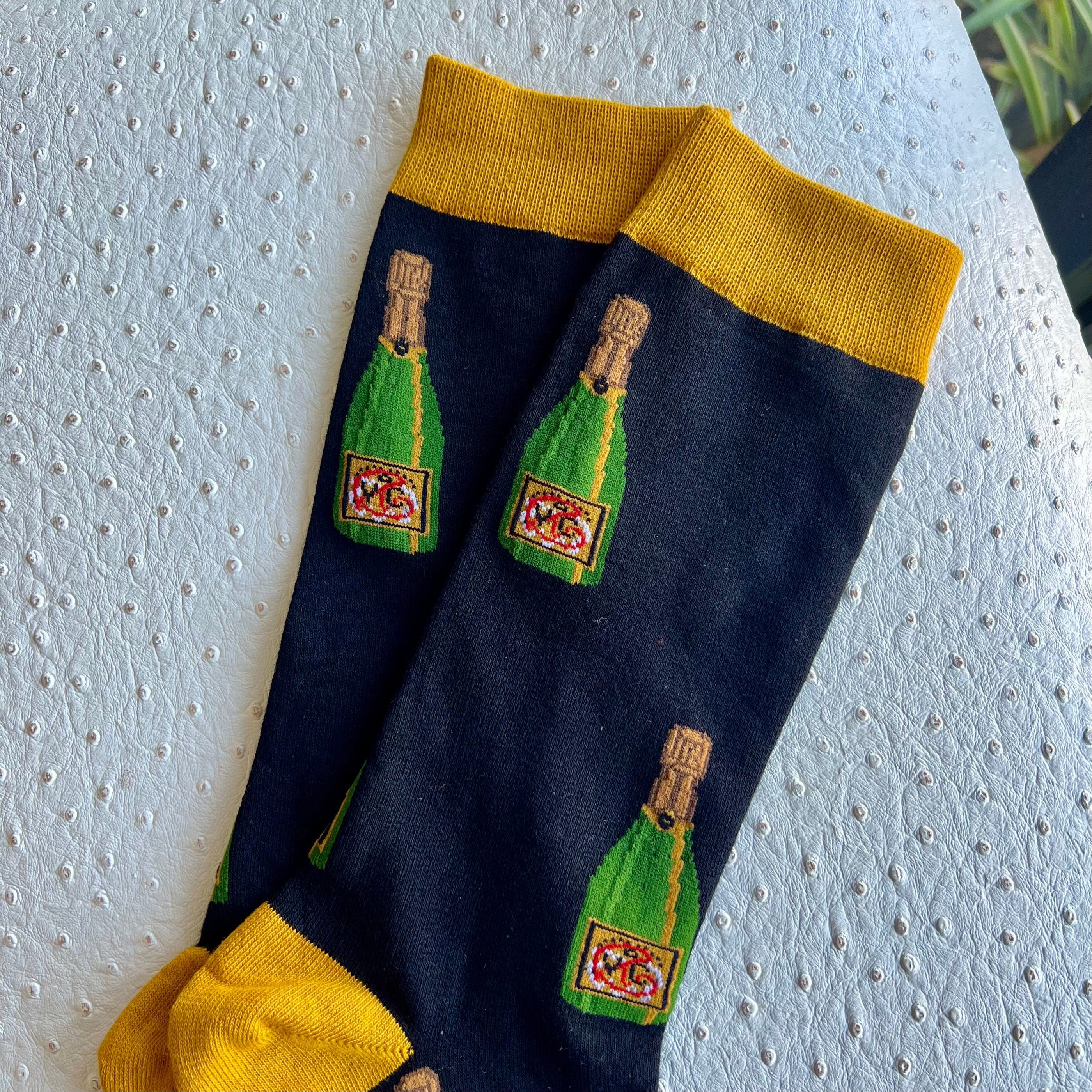 Whereable Art Whereable Art Lauren Seago Vieux Carre Champagne Socks - Little Miss Muffin Children & Home