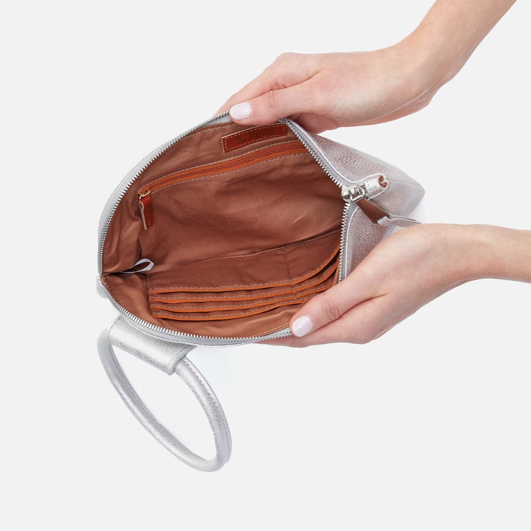 Hobo Hobo Sable Wristlet In In Metallic Leather - Little Miss Muffin Children & Home