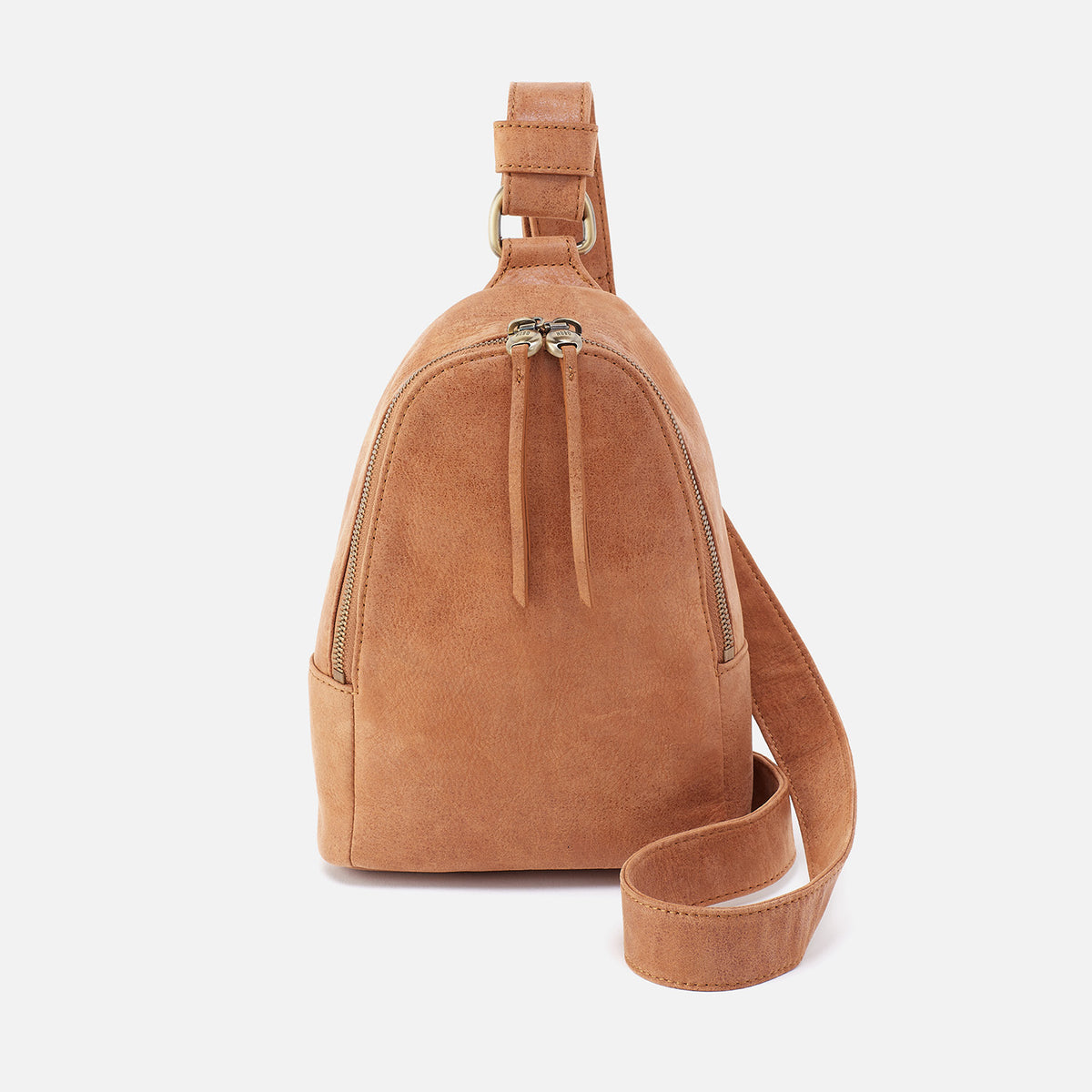 Hobo Fern Sling In Buffed Leather Whiskey - Little Miss Muffin Children & Home