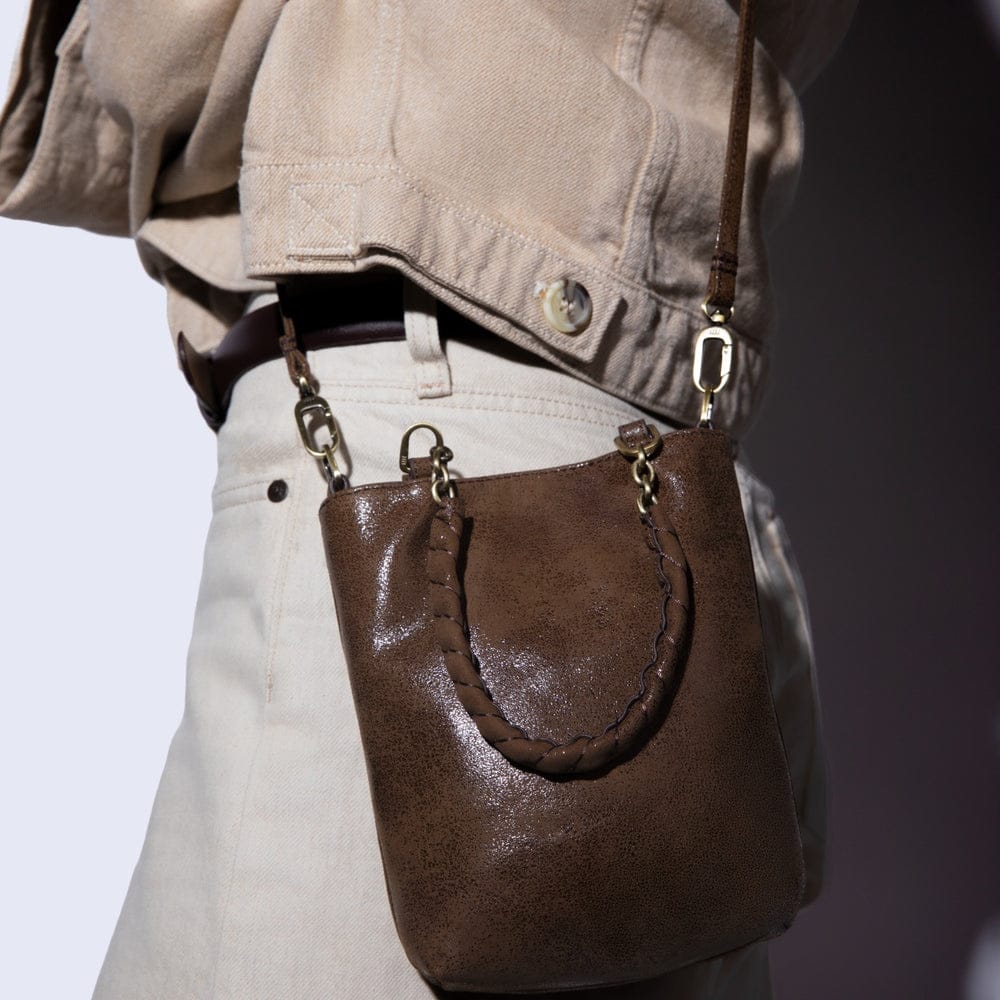 Tennessee Mini Bag Buffed Leather - Mocha