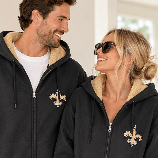 Saints Zip Up Hoodie