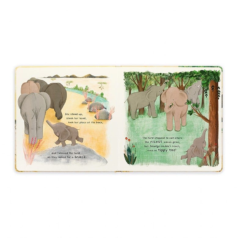 Jellycat Jellycat Smudge the Littlest Elephant Book - Little Miss Muffin Children & Home