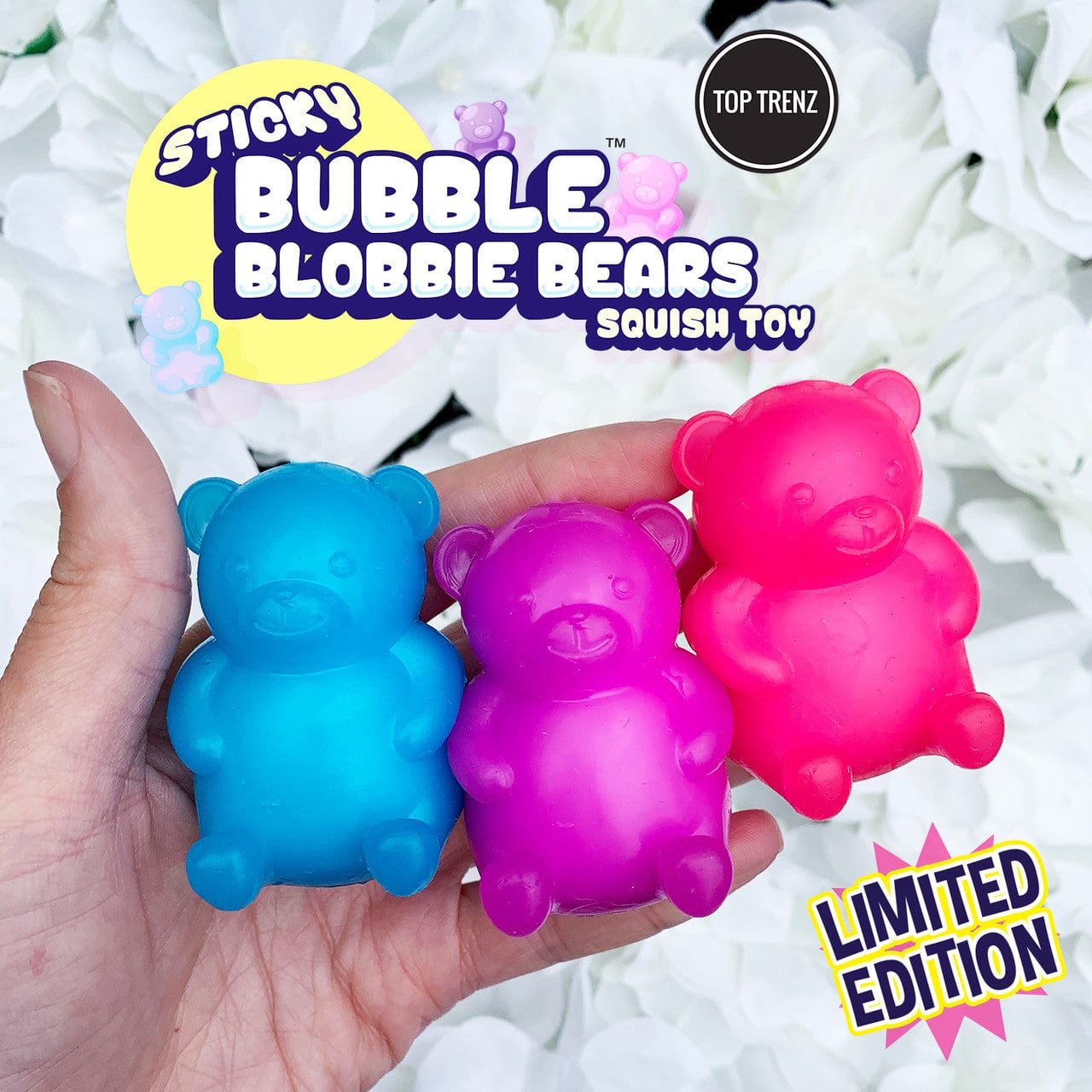 Top Trenz Top Trenz Sticky Bubble Blobbie Gummie Yummy Bears - Little Miss Muffin Children & Home