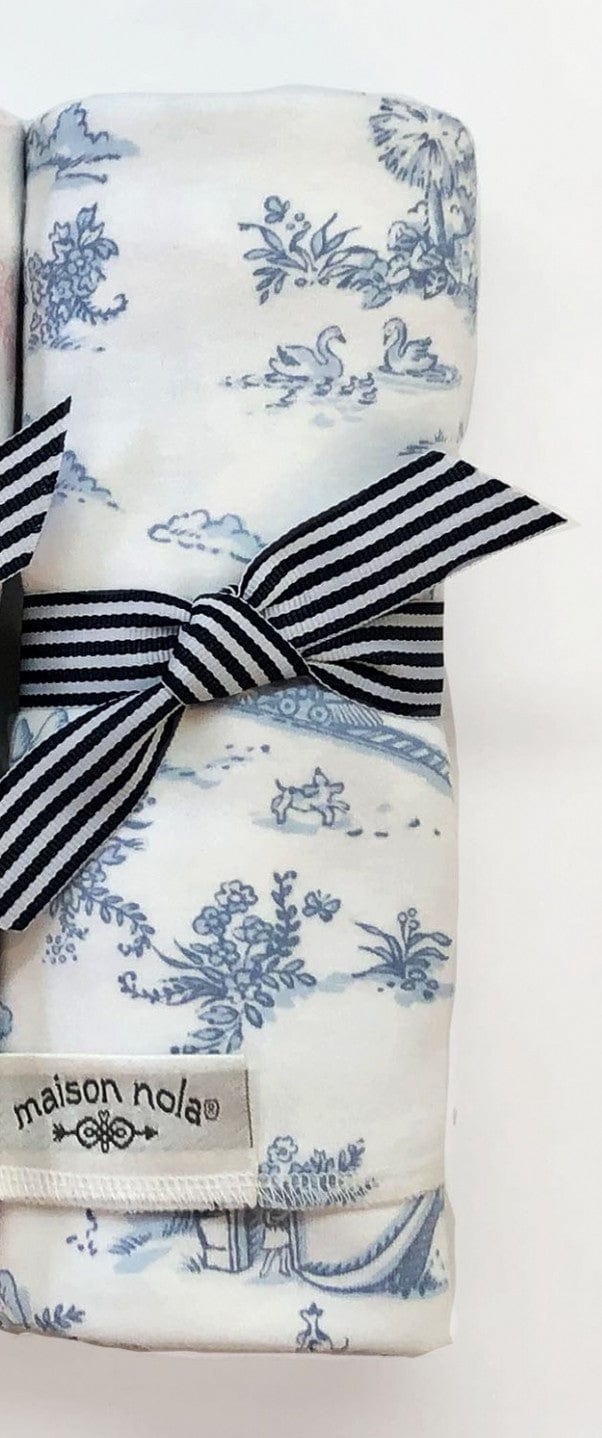 Maison Nola Storyland Toile Stretch Swaddle Blanket - Little Miss Muffin Children & Home