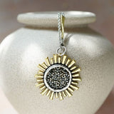 Waxing Poetic Be The Light Pendant on Lume Chain 28”