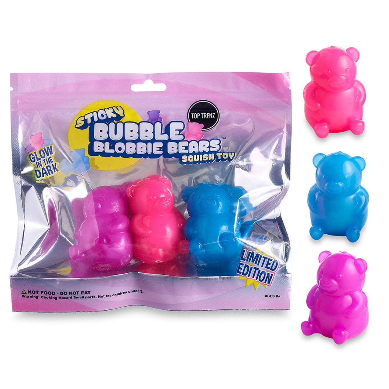 Top Trenz Top Trenz Sticky Bubble Blobbie Gummie Yummy Bears - Little Miss Muffin Children & Home