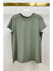 Back Seem Short Sleeve Tee