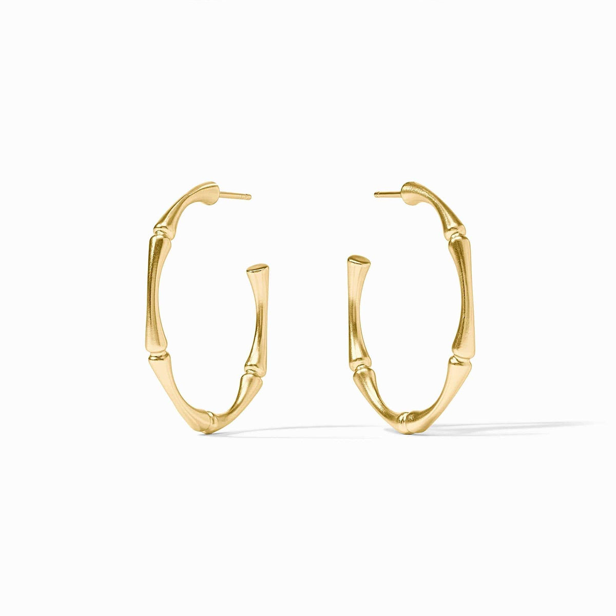Julie Vos Julie Vos Bamboo Hoop Earrings Gold - Little Miss Muffin Children & Home
