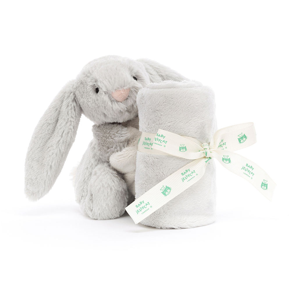 Bashful Silver Bunny Soother jellycat