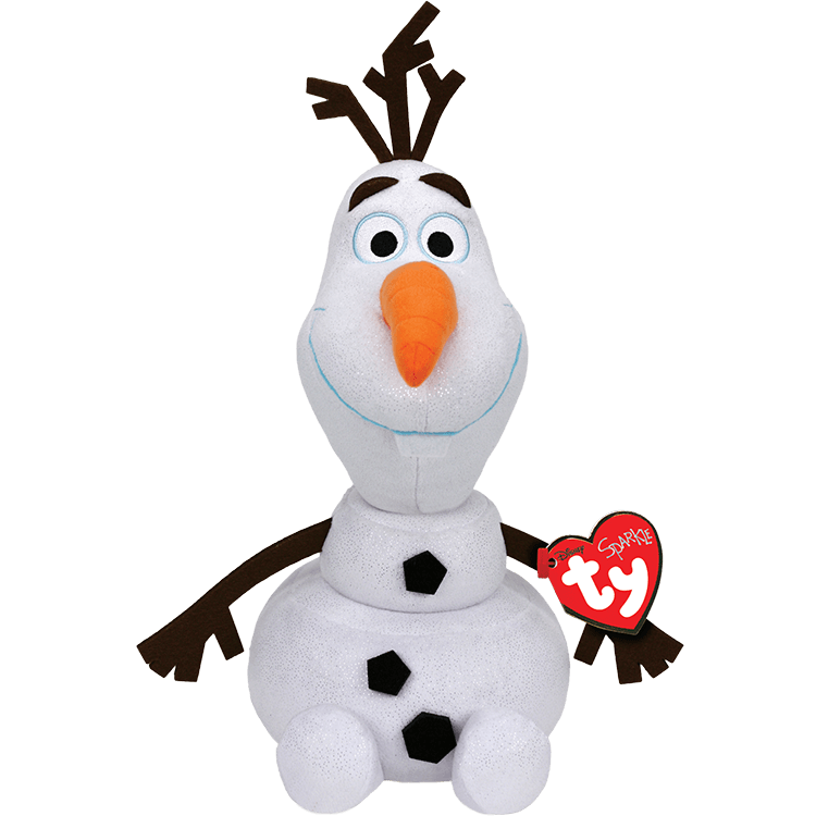 Beanie Babies Disney Frozen Olaf Snowman Floppy Plush