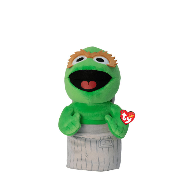 Beanie Babies Sesame Street Oscar the Grouch Floppy Plush