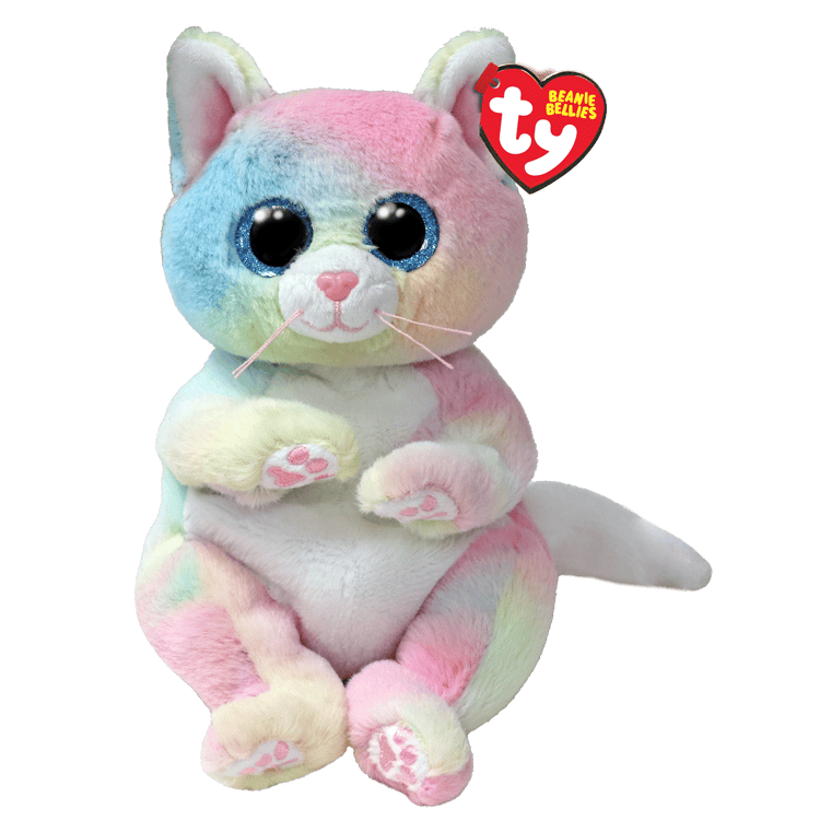 Beanie Bellie Jenni the Rainbow Kitty Cat
