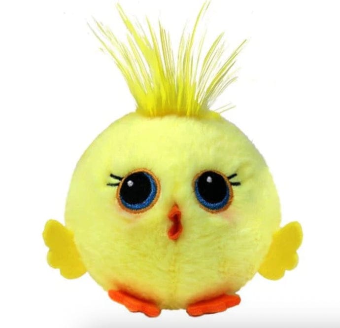 Beanie Bouncer- Bouncey Yellow Chick