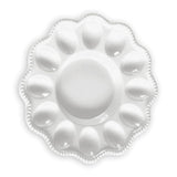 Beatriz Ball Vida Alegria Deviled Egg Platter, White