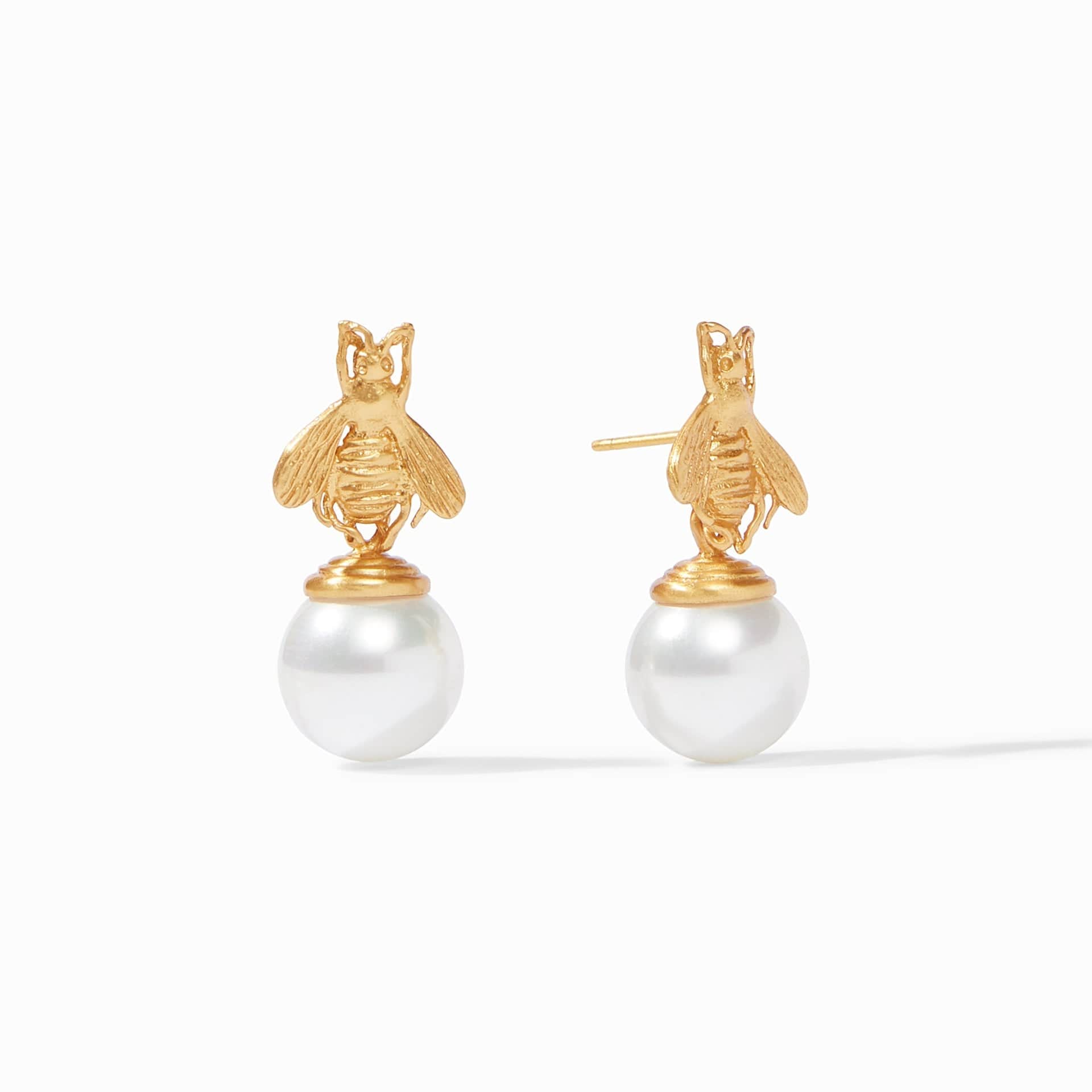 Julie Vos Julie Vos Bee Pearl Drop Earring - Little Miss Muffin Children & Home