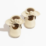 Birch Knotted Bow Baby Shoe