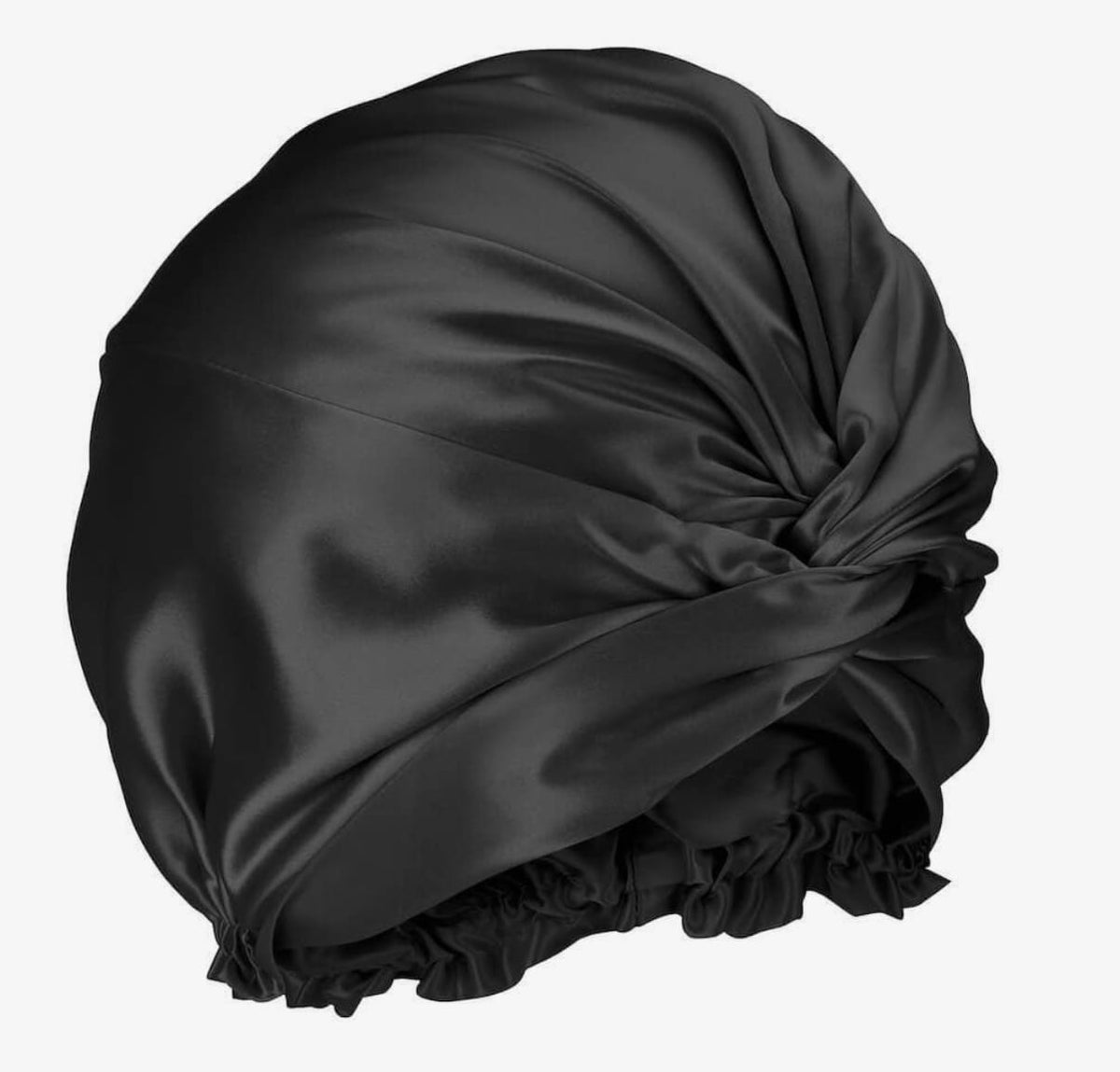 Black Blissy Silk Bonnet