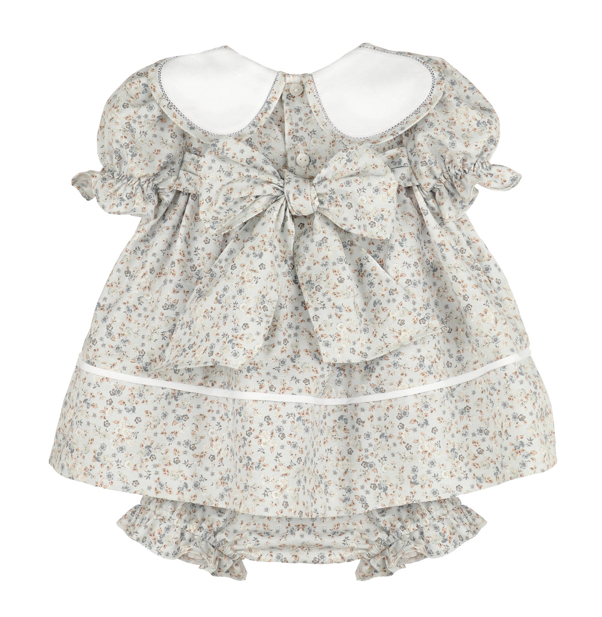 Blue Bloomy Chintz Petal Float