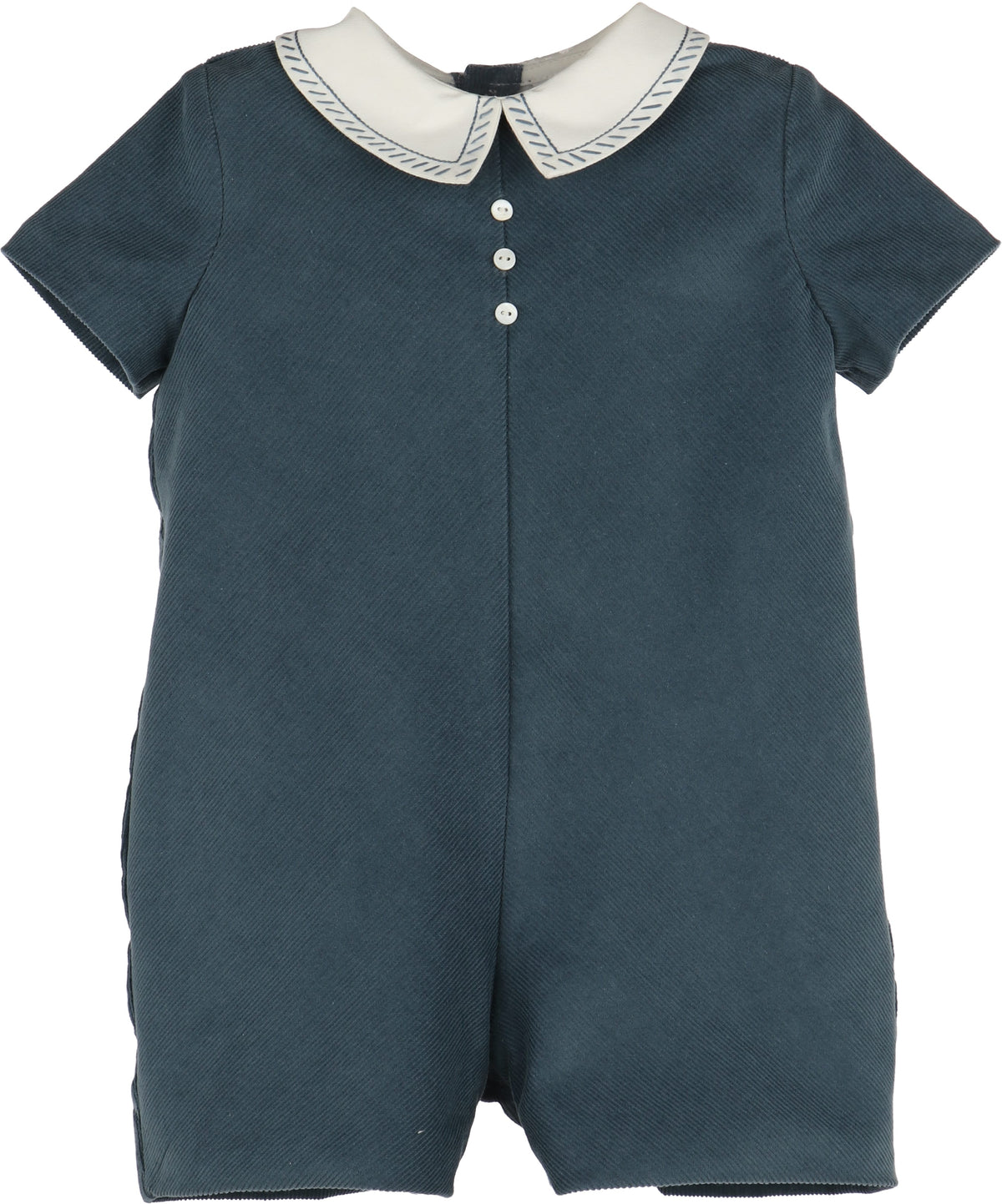 Blue Cozy Corduroy Boy Bubble