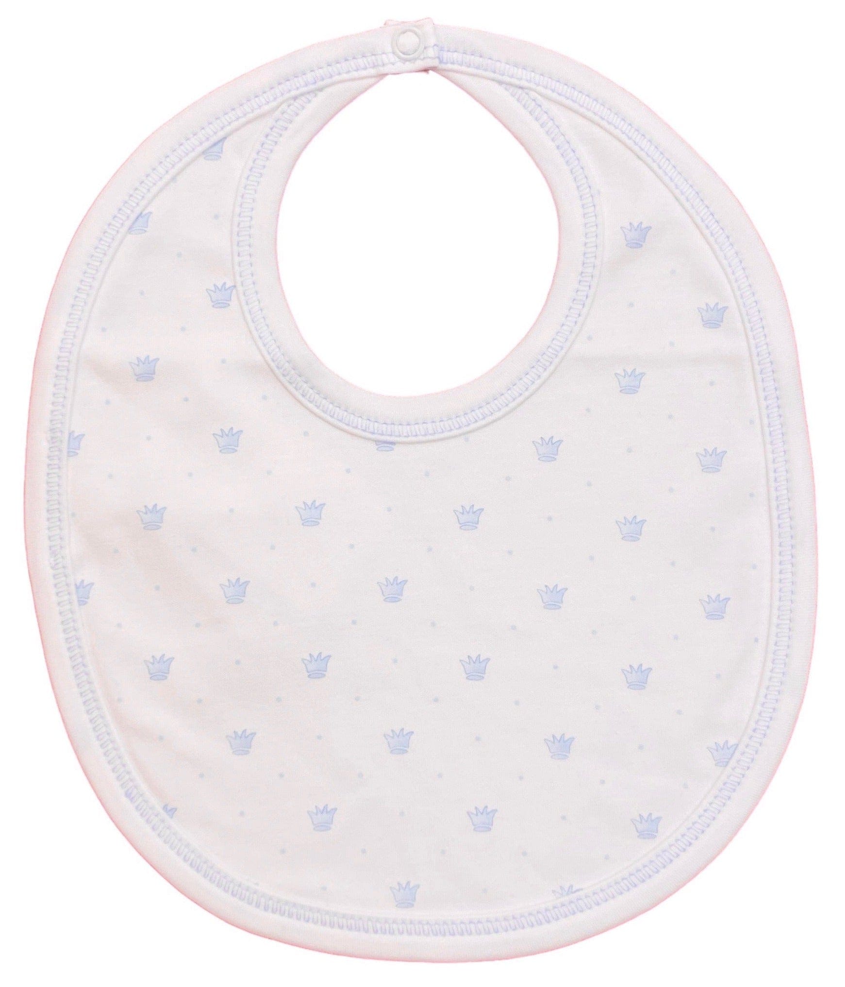 Blue Crown Pima Bib