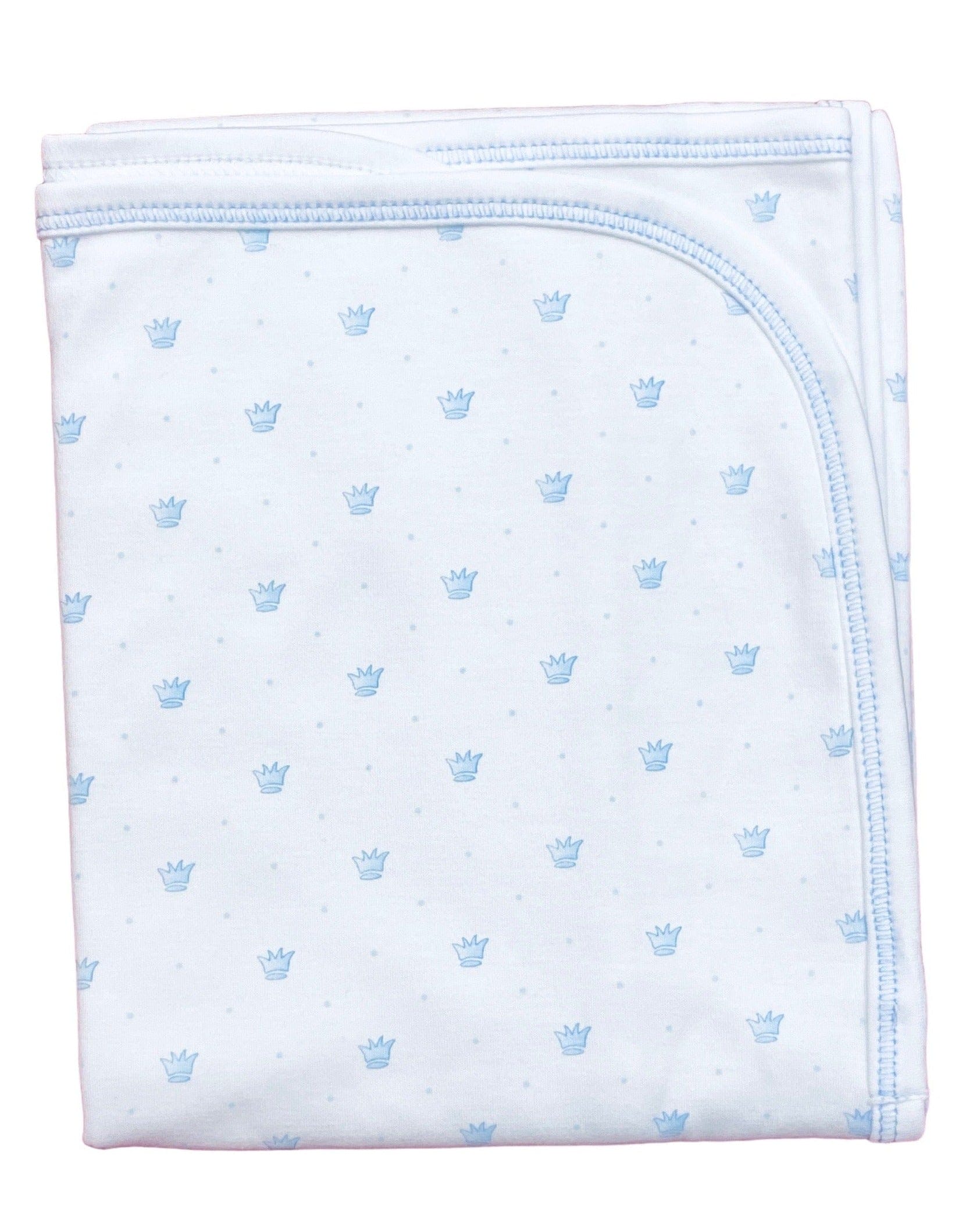 Blue Crown Pima Blanket