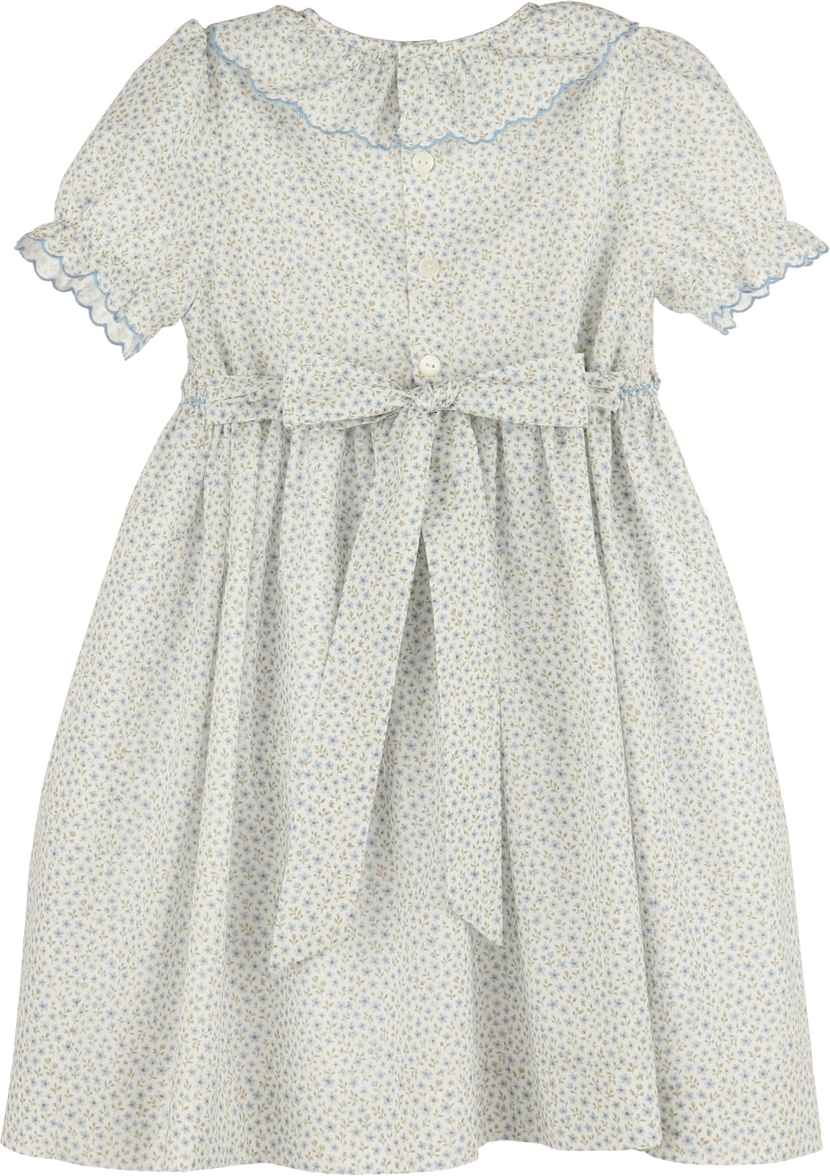 Blue Forest Fairy Smock Dress