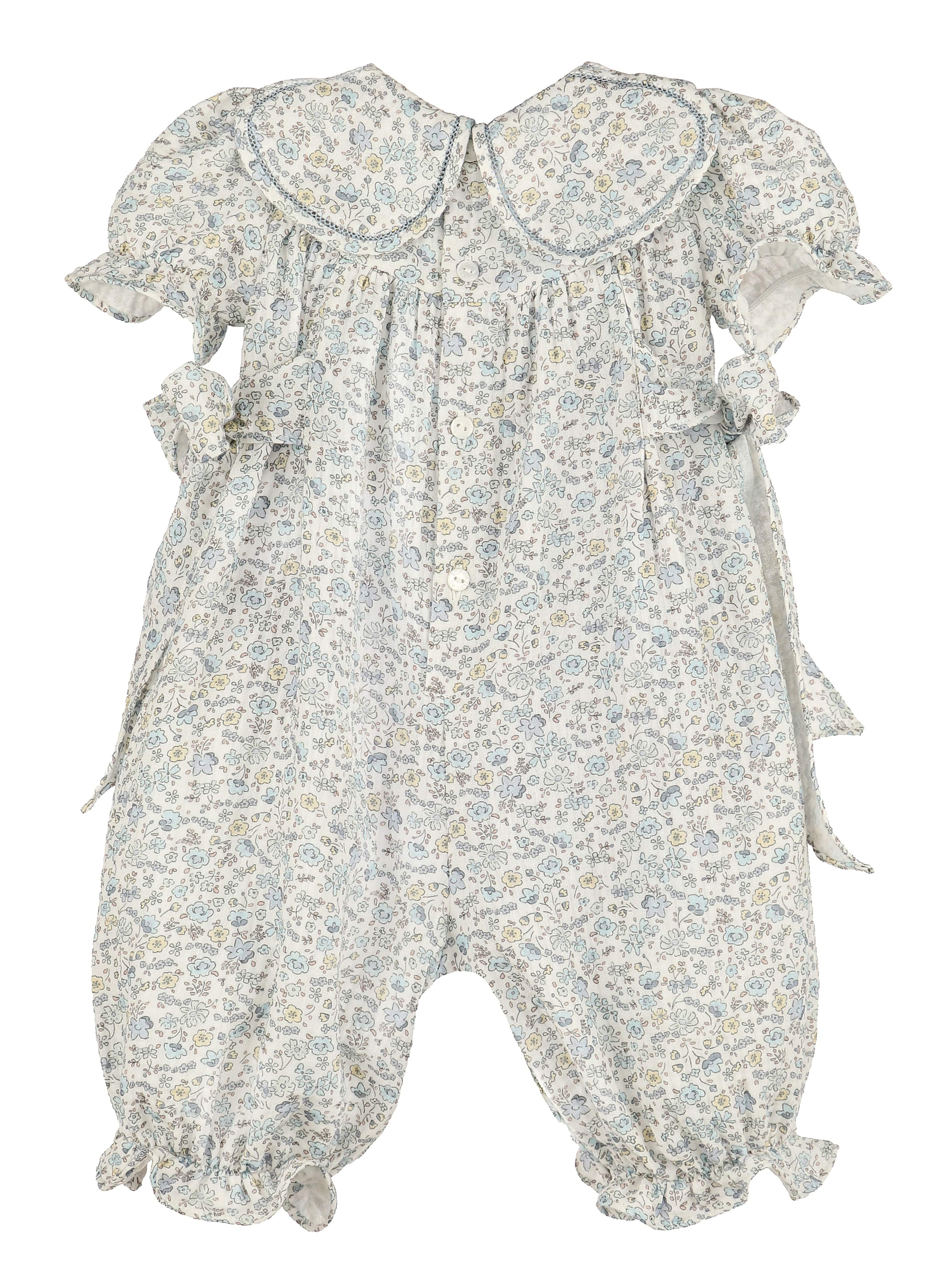 Blue Whimsy Floral Petal Longall