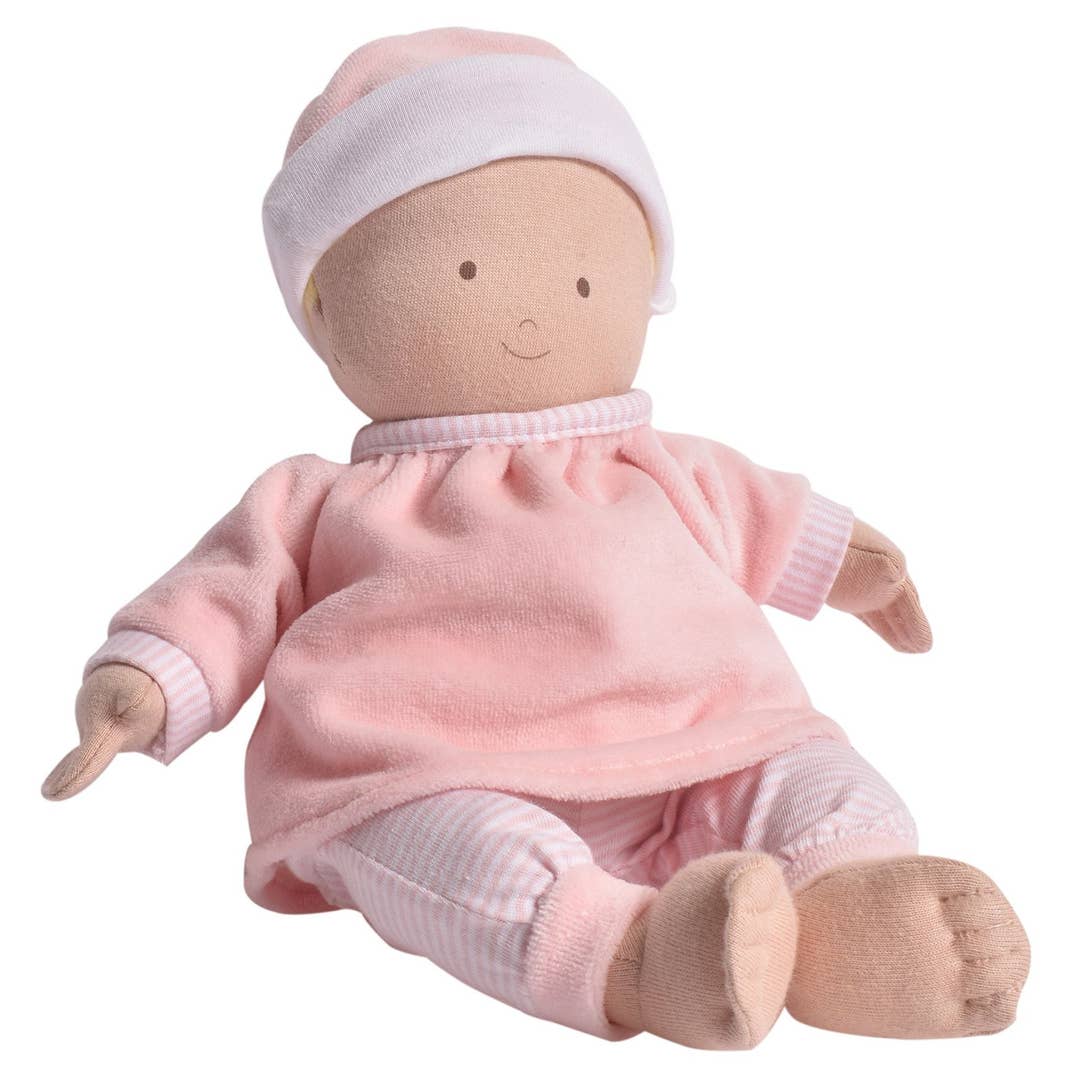 Bonikka's Cherub Baby Girl with Pink Dress