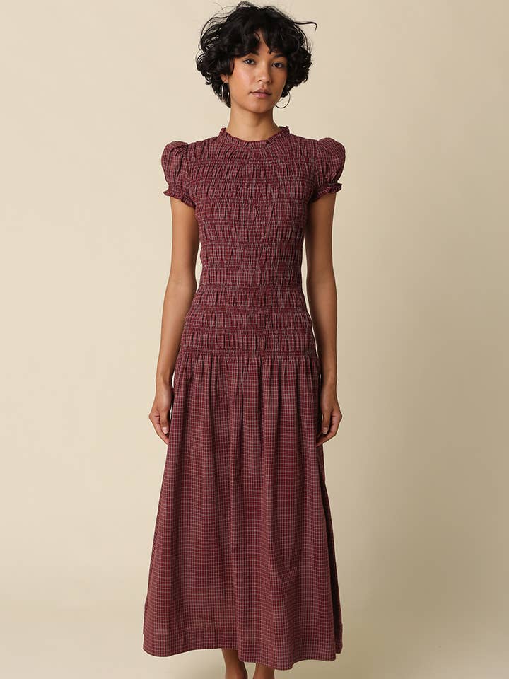 Brianna Smocked Maxi Dress