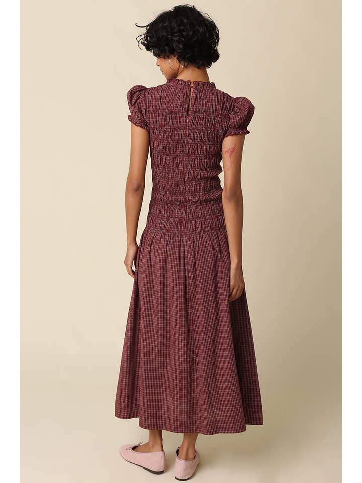 Brianna Smocked Maxi Dress