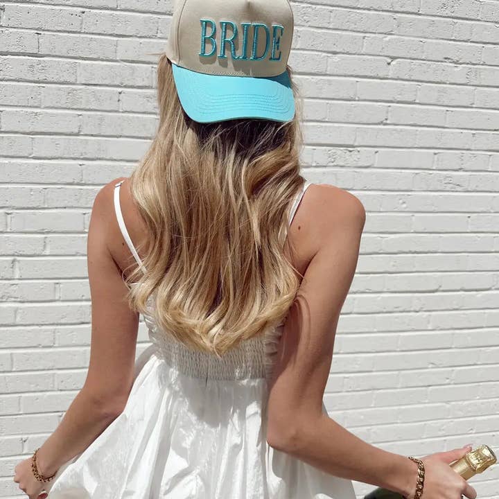 Bride Embroidered Vintage Trucker Hat