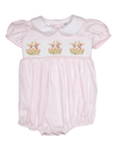 Bunny Smocked Waist Rosie Bubble