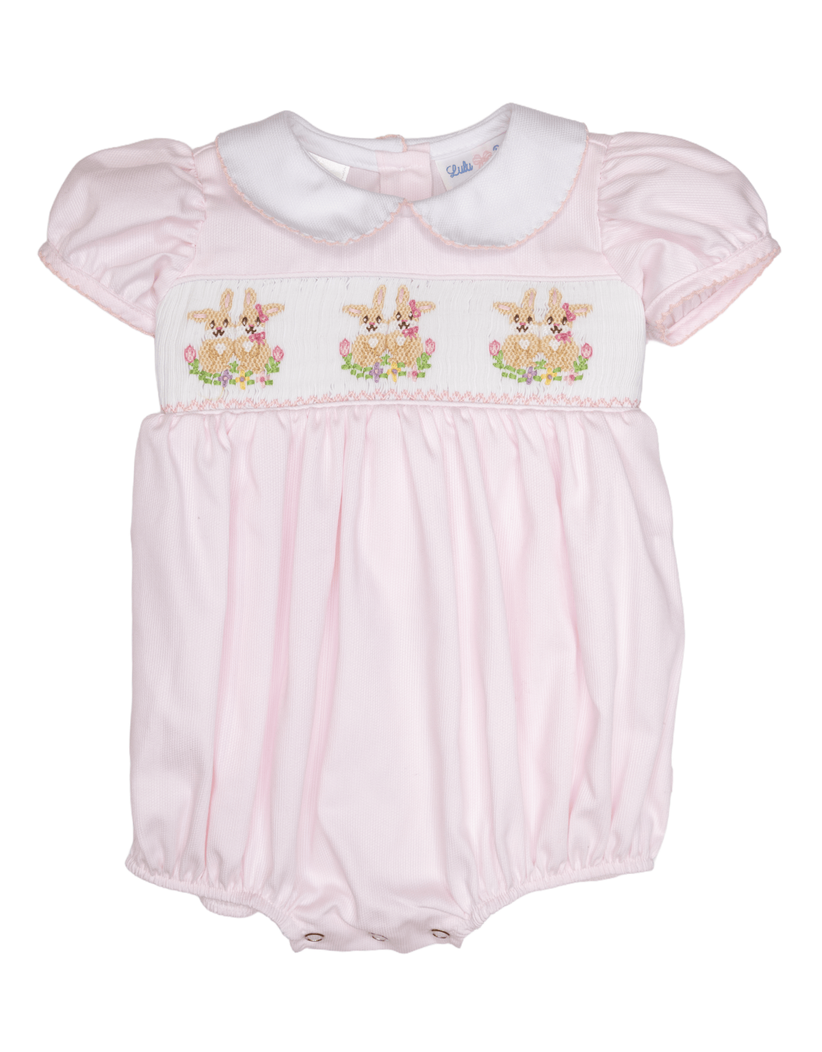 Bunny Smocked Waist Rosie Bubble