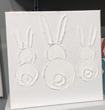 Coddiwomple Coddiwomple Paint Your Own Canvas Bunnies 12x12 - Little Miss Muffin Children & Home