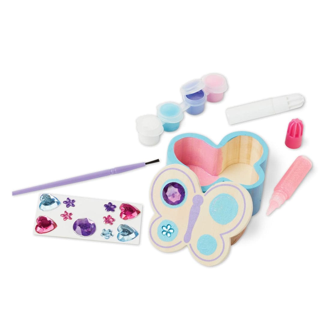 Melissa & Doug Melissa & Doug Created by Me! Butterfly Box Wooden Craft Kit - Little Miss Muffin Children & Home