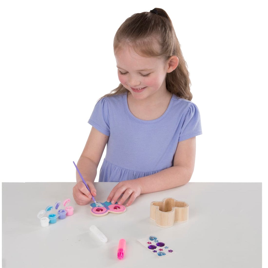 Melissa & Doug Melissa & Doug Created by Me! Butterfly Box Wooden Craft Kit - Little Miss Muffin Children & Home