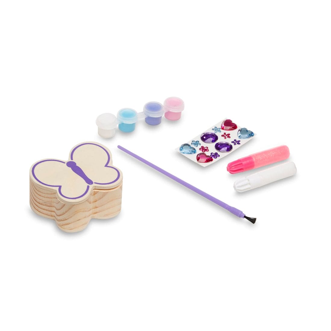 Melissa & Doug Melissa & Doug Created by Me! Butterfly Box Wooden Craft Kit - Little Miss Muffin Children & Home