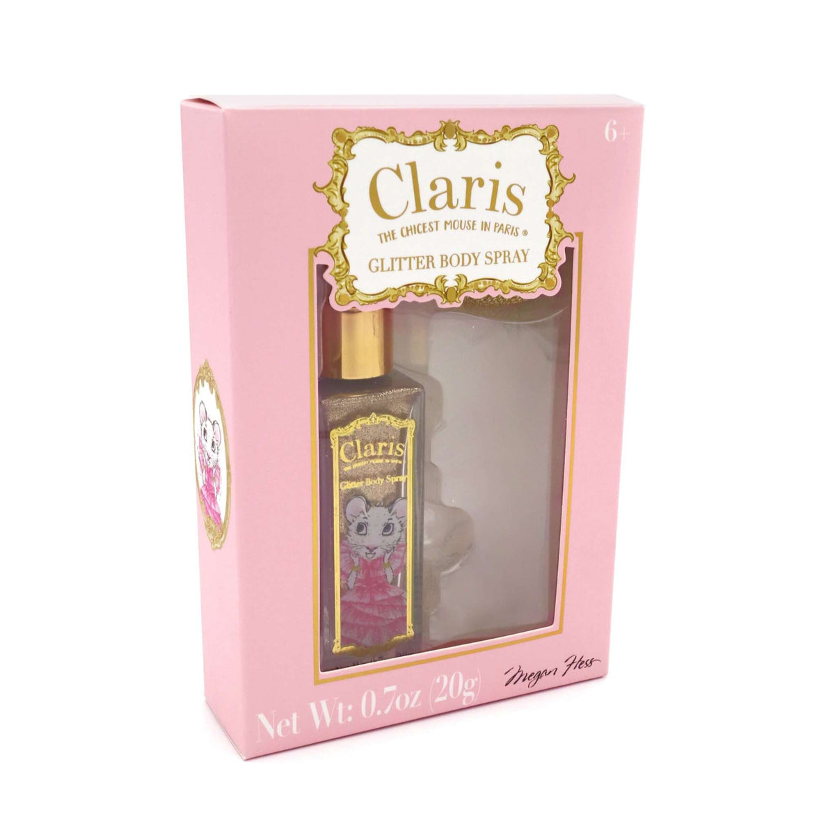 Pink Poppy Claris the Chicest Mouse in Paris Glitter Body Spray
