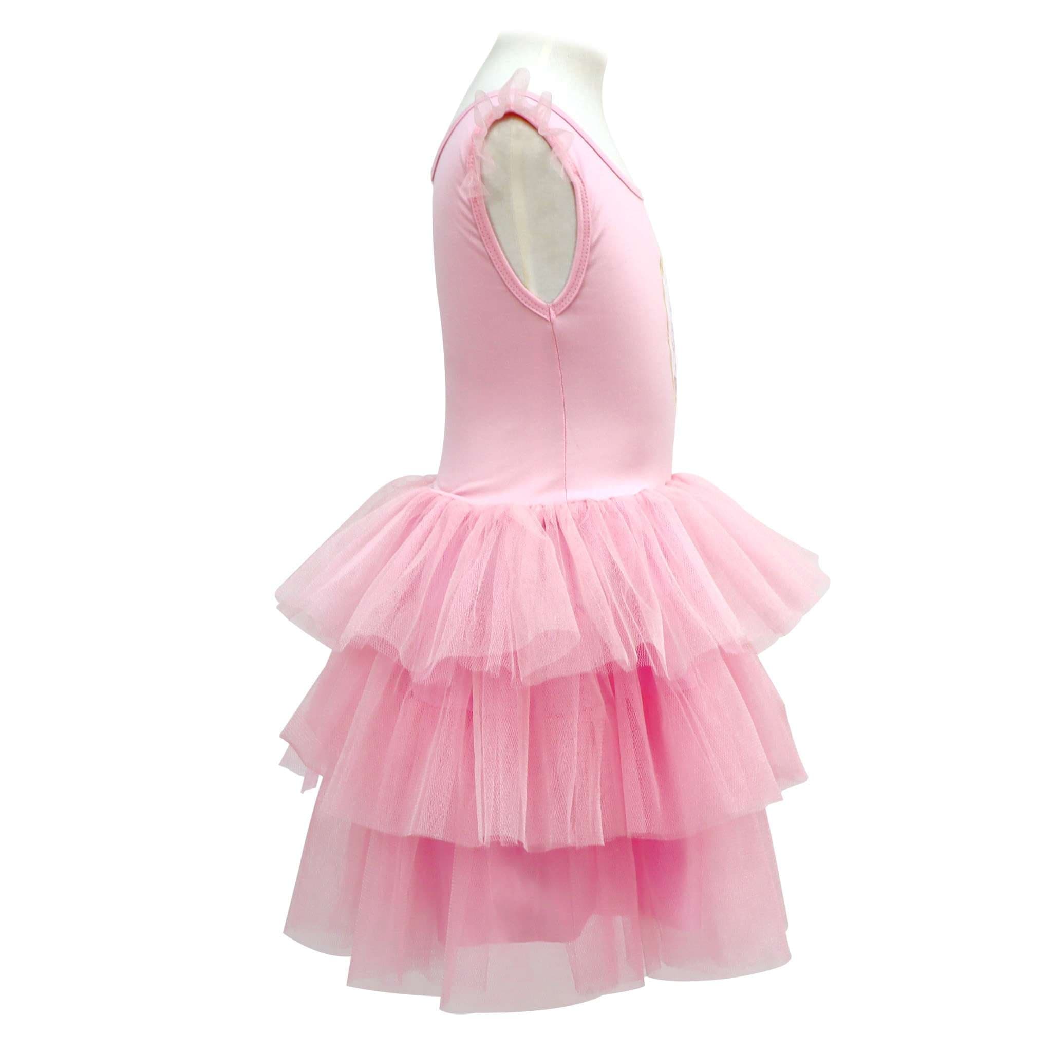 Pink Poppy Claris Fashion Tulle Dress in Pink - Little Miss Muffin Children & Home