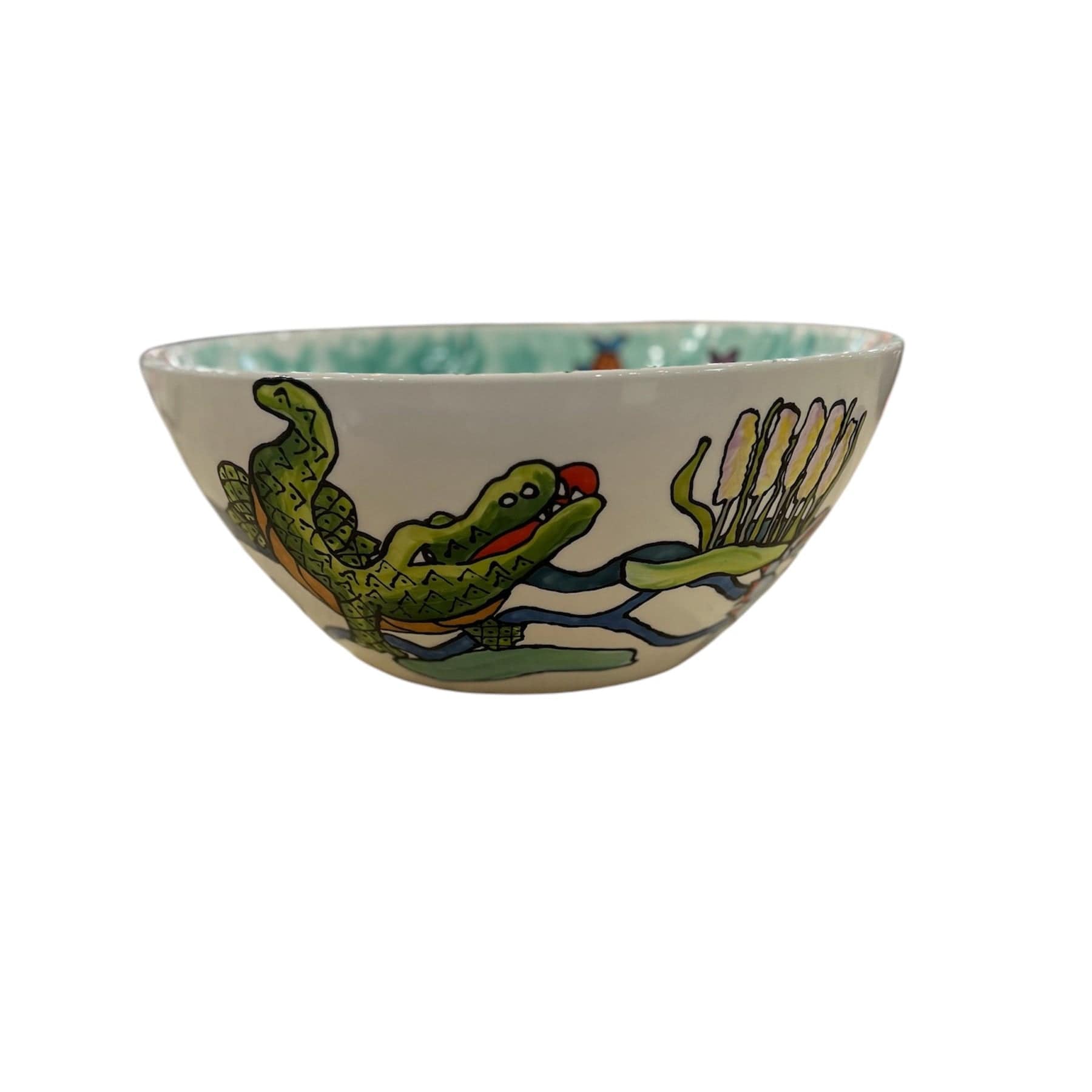 Jan Salzer Art Jan Salzer Fish Double Sided Bowl - Little Miss Muffin Children & Home